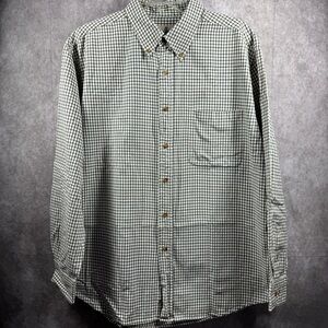 River Trader Men’s Large Plaid‎ Long Sleeve Button Down Top Shirt